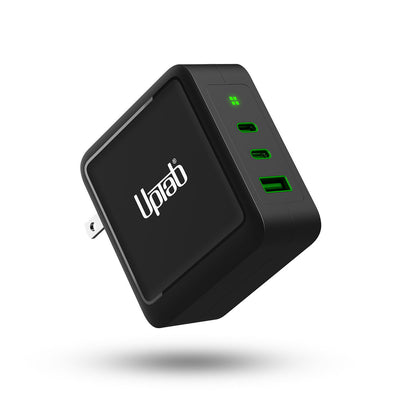 UPTab USB C 140W Laptop Charger, USB-C Fast Charger Compact, Dual USB C Ports GaN Tech, Type C PD 3.1 Wall Charger Adapter – Compatible with MacBook Pro, Lenovo, Dell XPS, iPhone 15 Plus/Pro Max, iPad